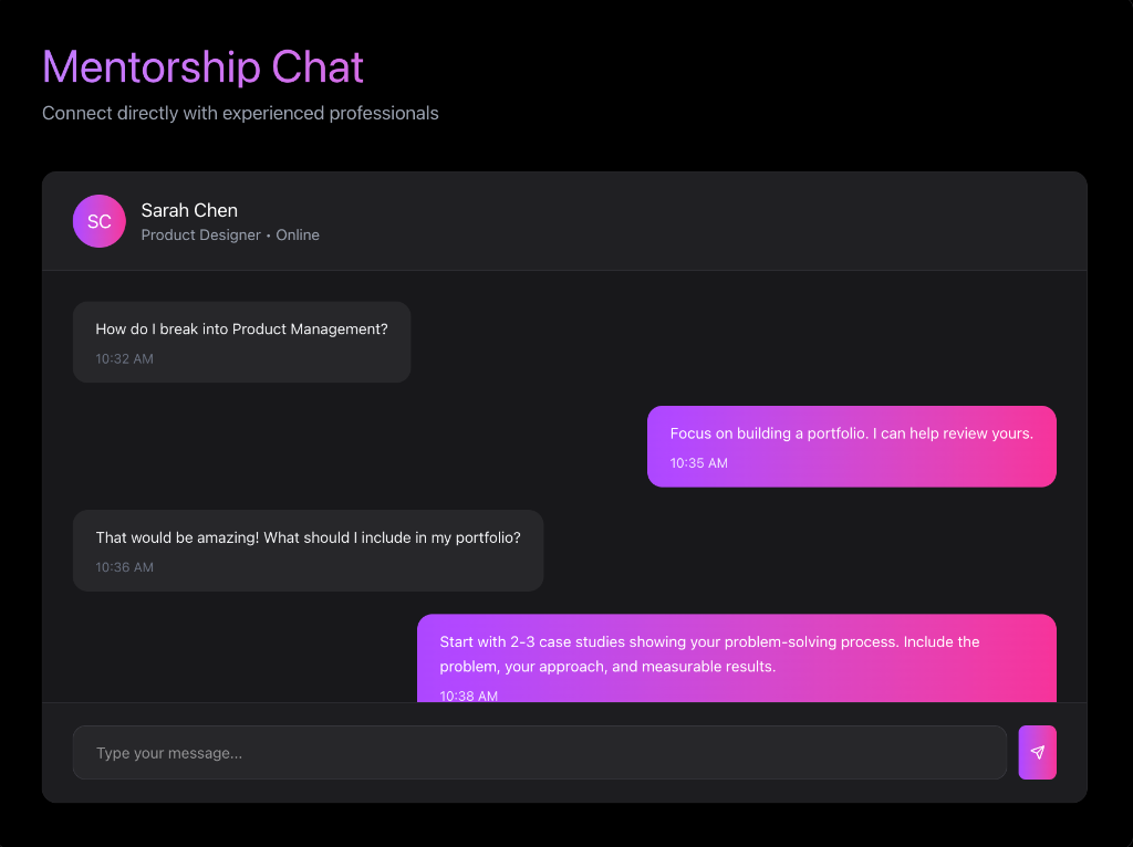 Chat Demo UI